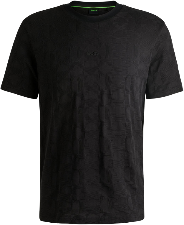 Boss BOSS Tee Striped C Zwart