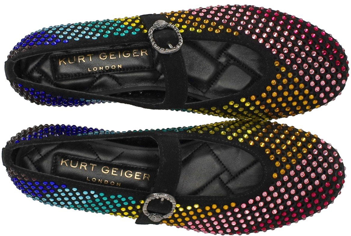 Kurt Geiger London Ballerina Black Zwart