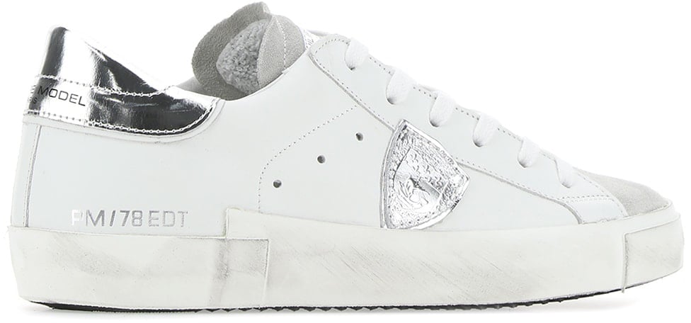 Philippe Model Philippe Model White leather PRSX Low sneakers Wit