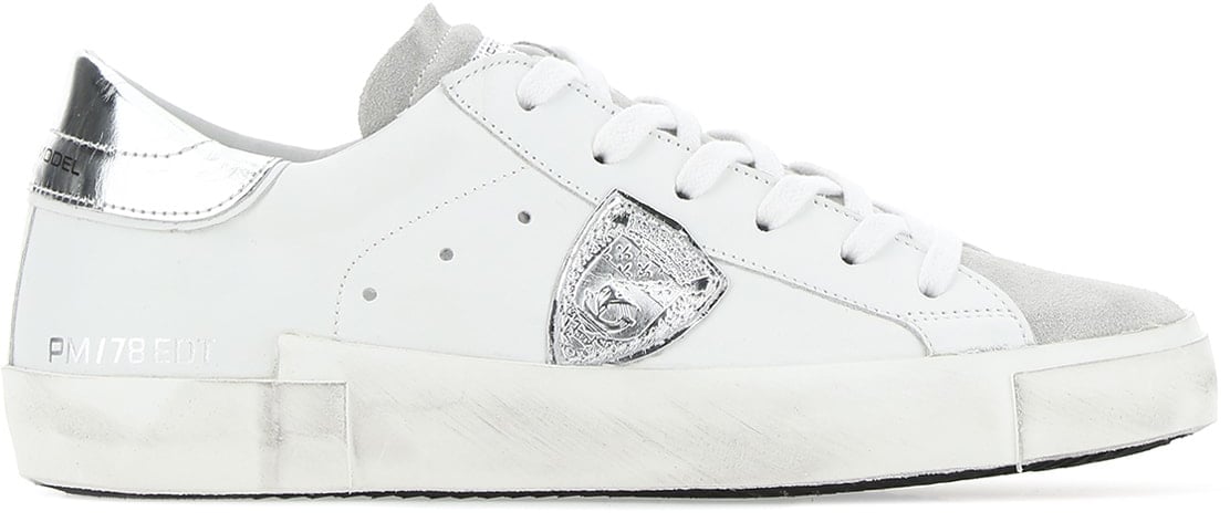 Philippe Model Philippe Model White leather PRSX Low sneakers Wit