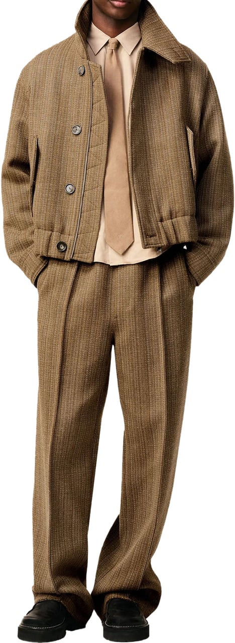 AMI Paris ELASTIQUE PANTS DARK BEIGE Beige