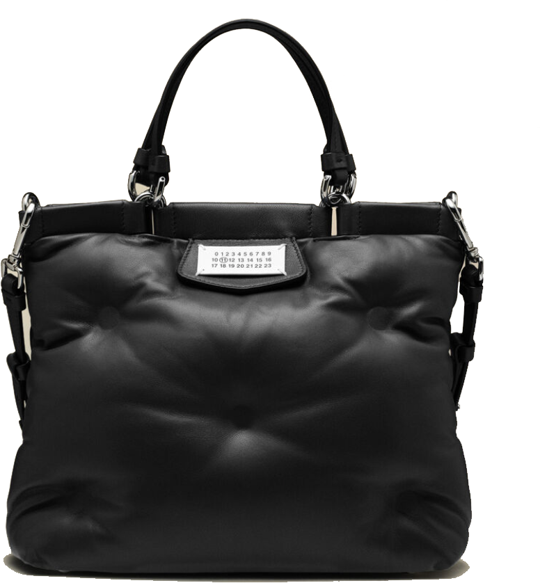 Maison Margiela Glam Slam Shopping Small Black Zwart