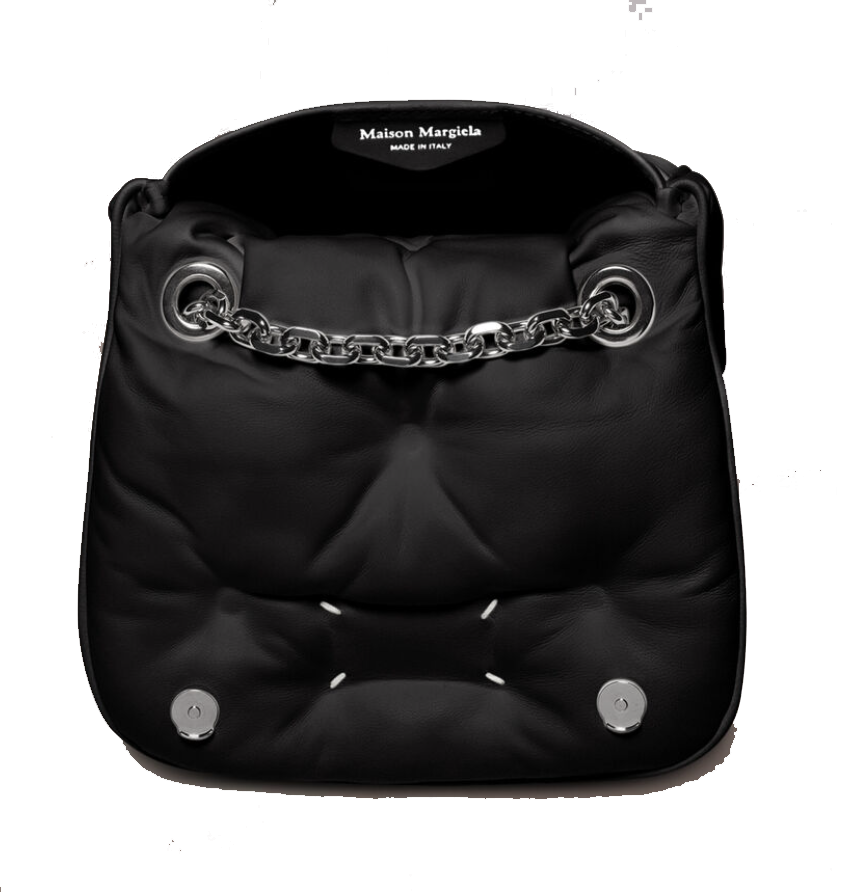 Maison Margiela Glam Slam Flap Small Black Zwart