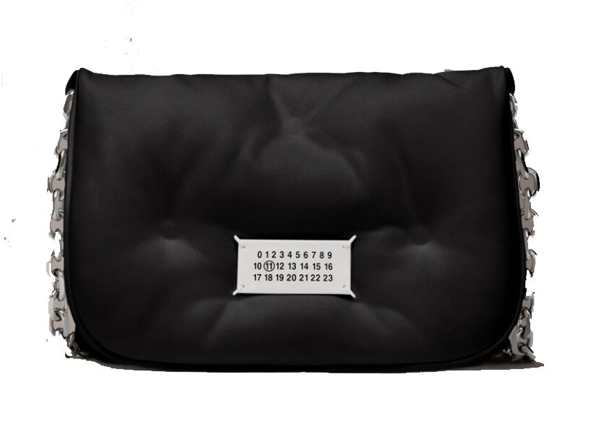 Maison Margiela Glam Slam Flap Small Black Zwart
