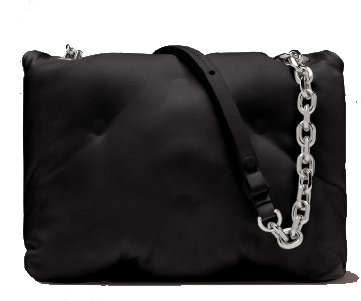 Maison Margiela Glam Slam Flap Small Black Zwart