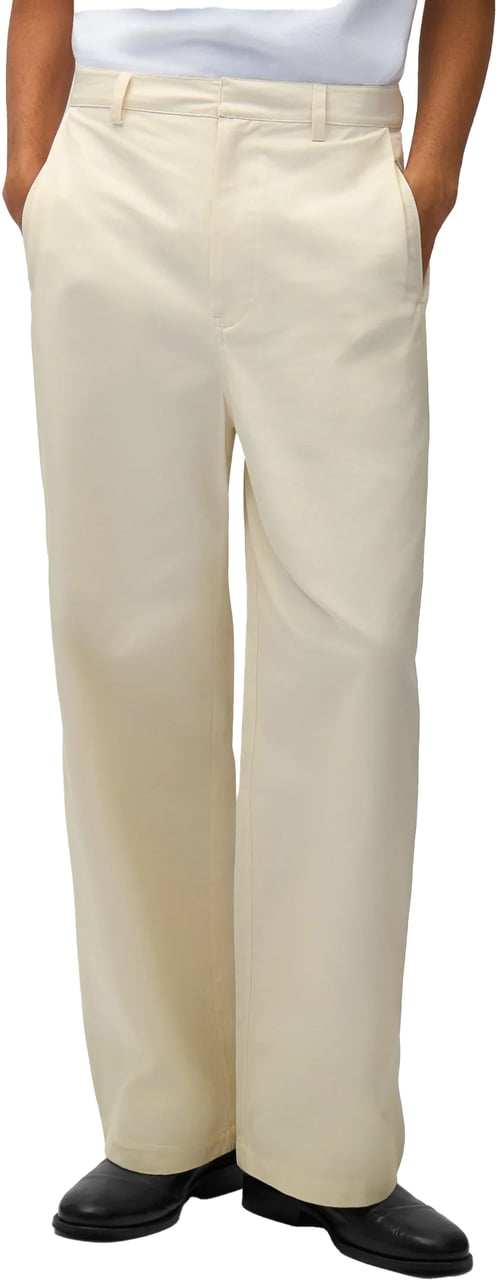 Arte Antwerp Pantolone Pleaded Crema Divers