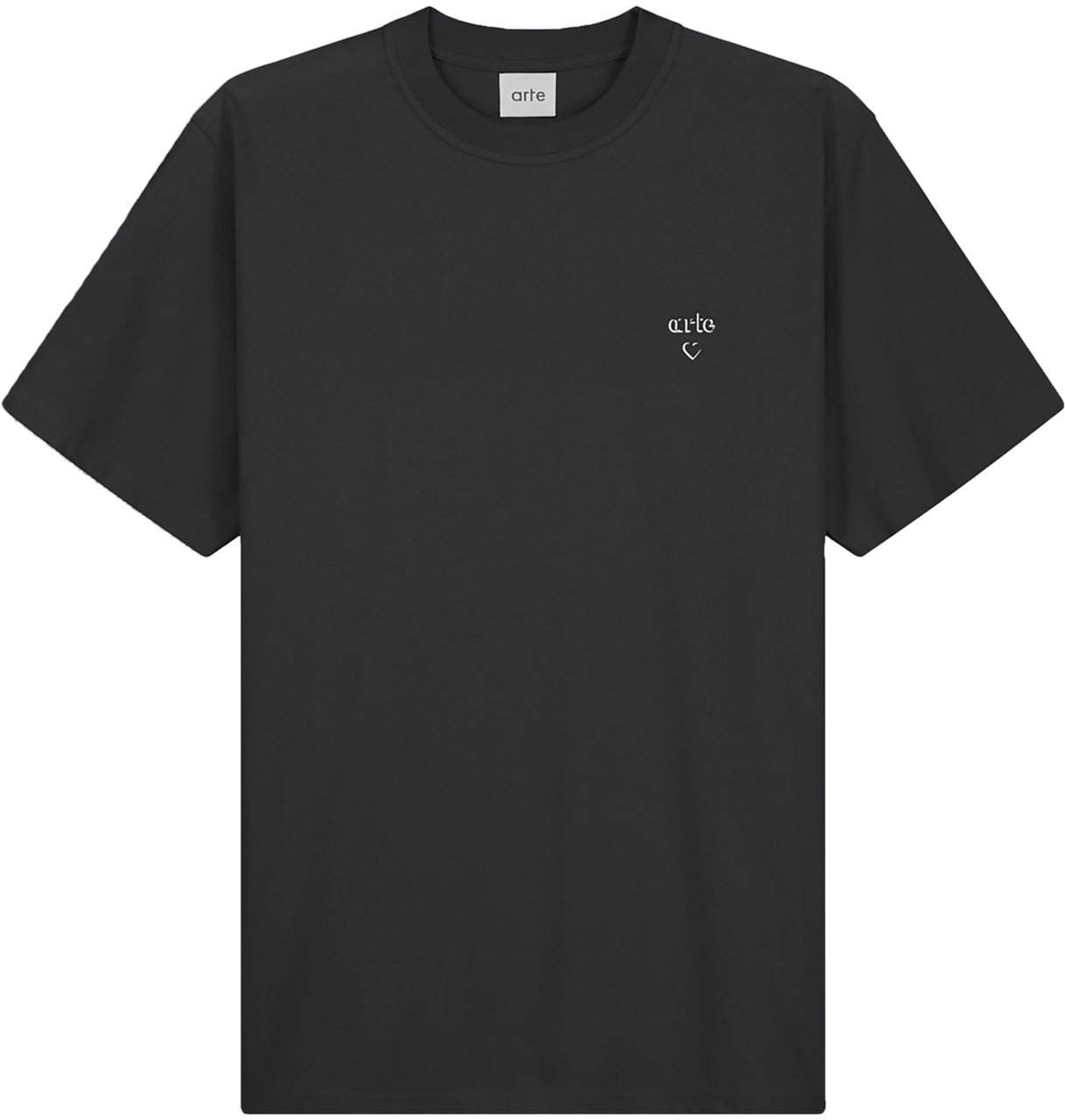 Arte Antwerp T-shirt Heart Nera Zwart