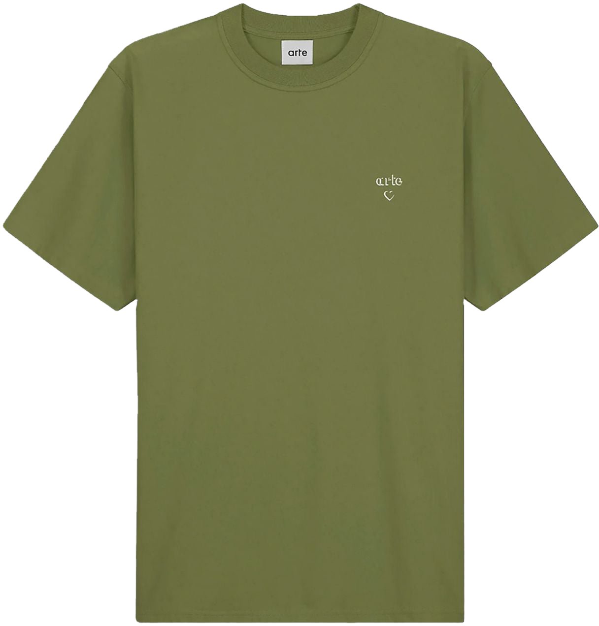 Arte Antwerp T-shirt Heart Verde Groen