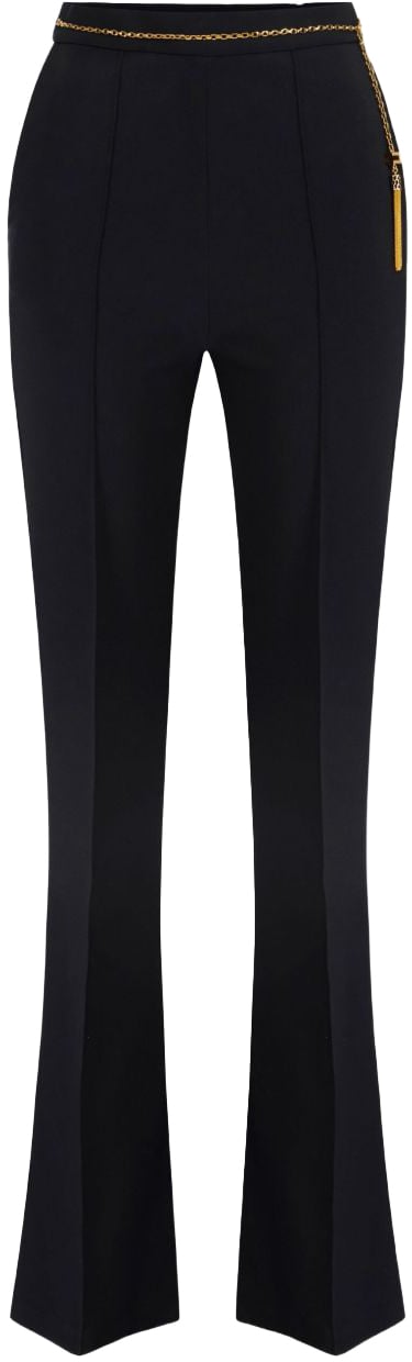 Elisabetta Franchi Trousers Black Zwart