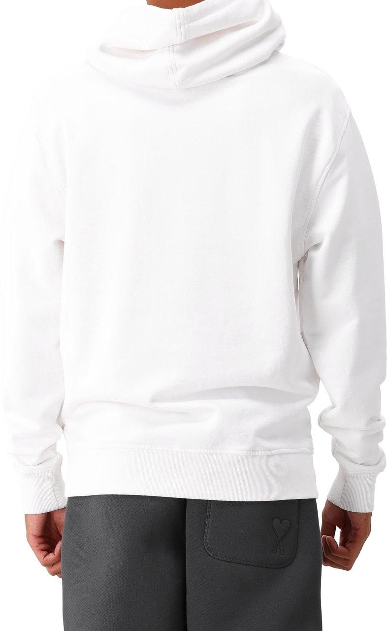 AMI Paris AMI Paris Hoodie Wit Molleton ADC Wit