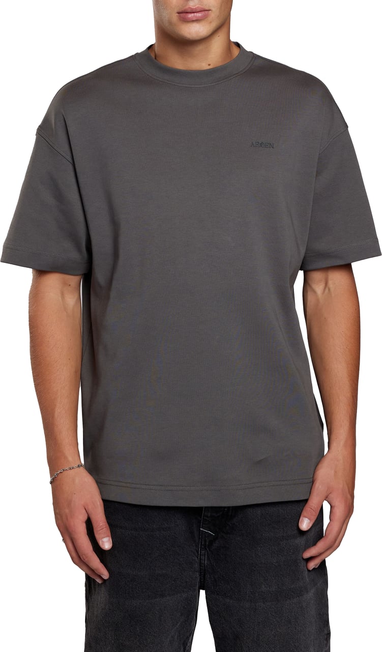Aeden Mickey Tee Dark Shadow Grey Grijs