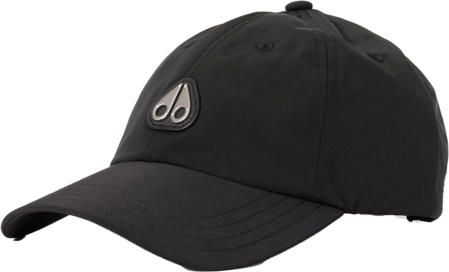 Moose Knuckles Crescent Logo Cap Black Zwart
