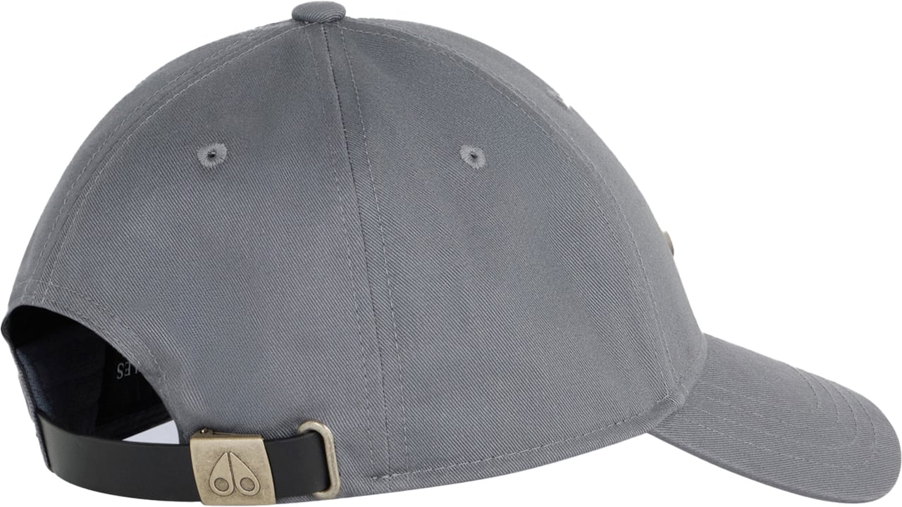 Moose Knuckles Logo Icon Cap Cement Nickel Grijs