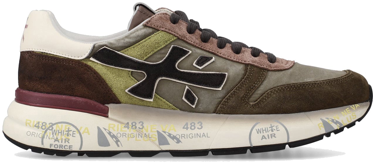 Premiata Mick 7717 Brown Military Green Groen