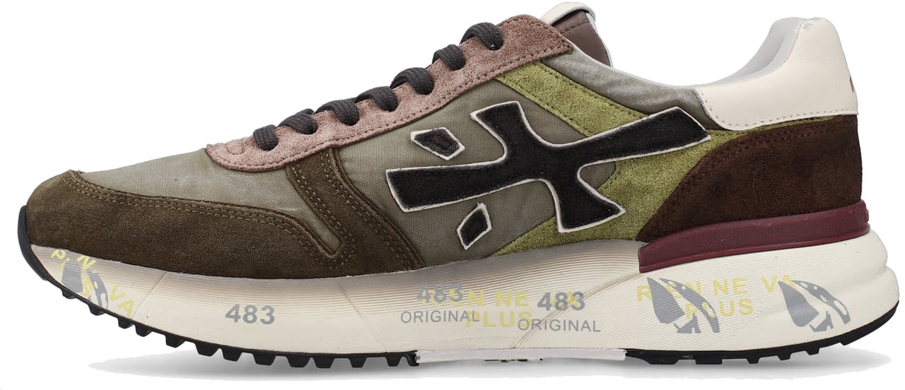 Premiata Mick 7717 Brown Military Green Groen
