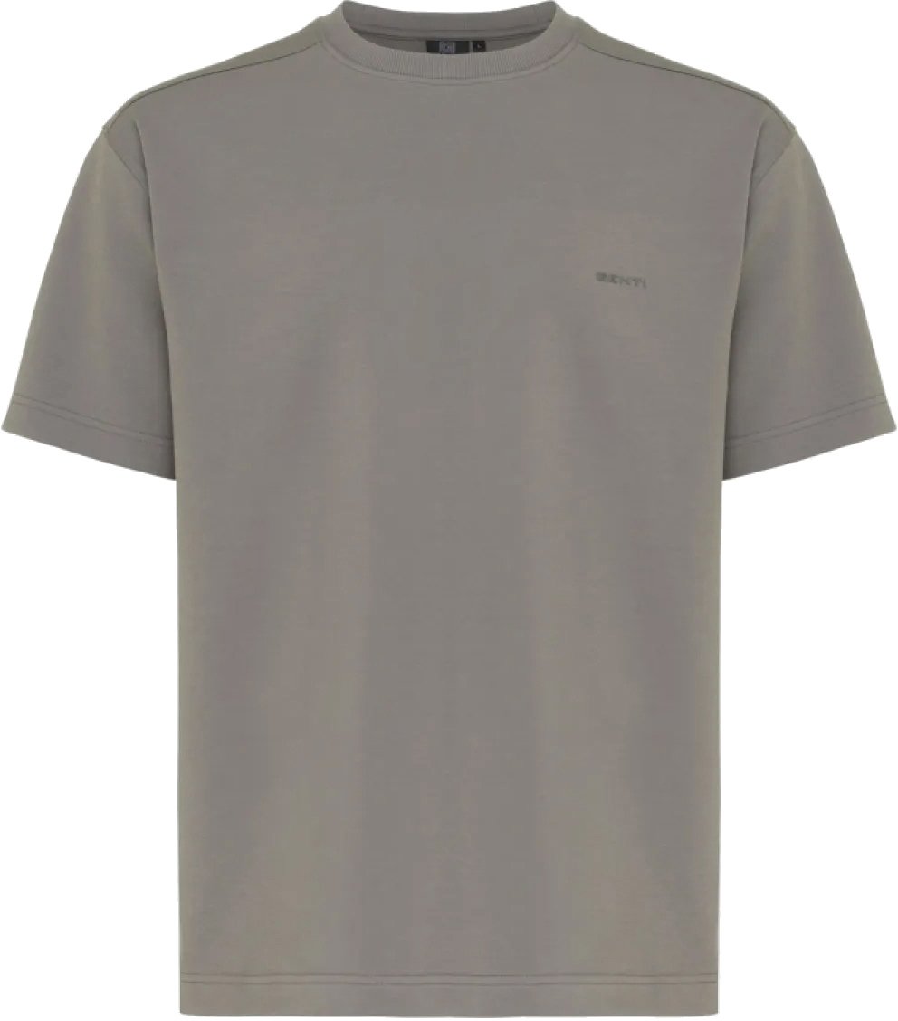 Genti Relaxed Fit T-shirt Grey Grijs