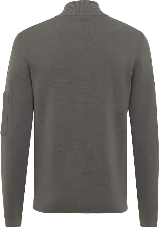 Genti Cool Dry Turtle Zip Grey Grijs