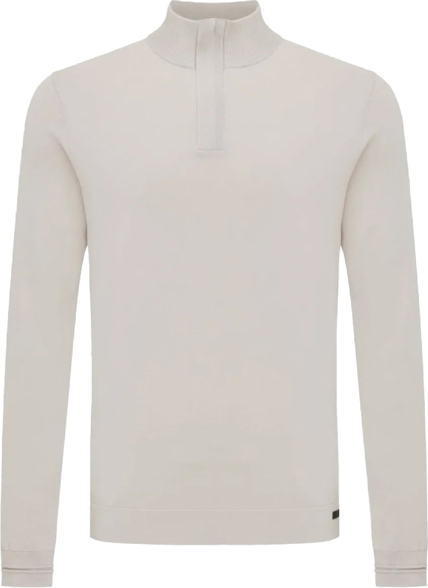 Genti Cool Dry Turtle Zip Taupe Taupe
