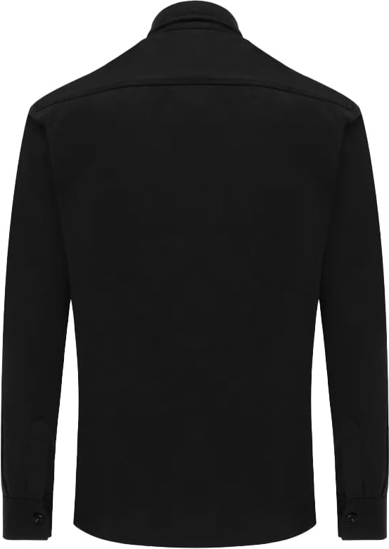 Genti Midtown Overshirt Black Zwart
