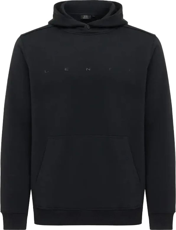 Genti Logo Hoodie Blue Black Zwart