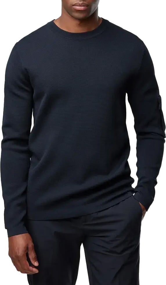 Genti Round Neck Heavy Cotton Black Zwart