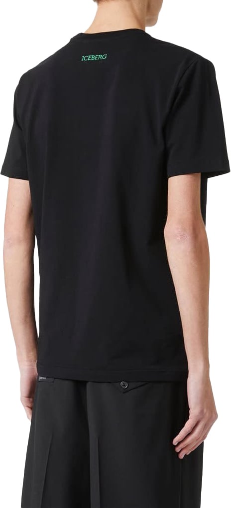 Iceberg Tee Charlie Brown Black Zwart