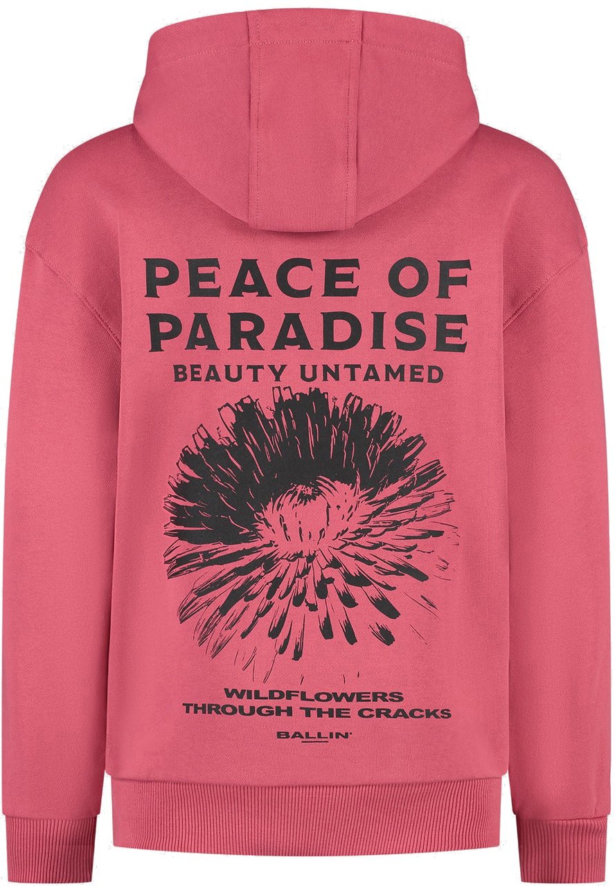 Ballin Amsterdam Peace of Paradise Hoodie Rood