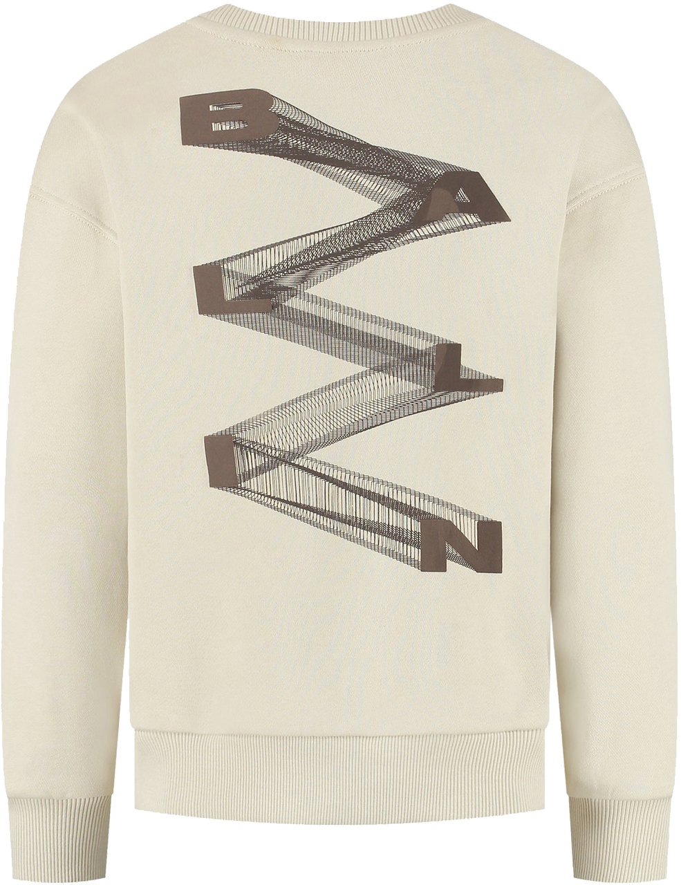 Ballin Amsterdam Zig Zag Logo Sweater Beige