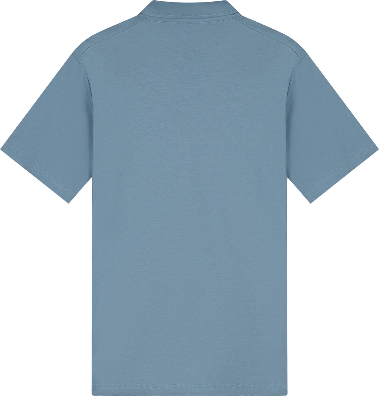 TriaD'oro Polo Zip Short sleeve Blauw