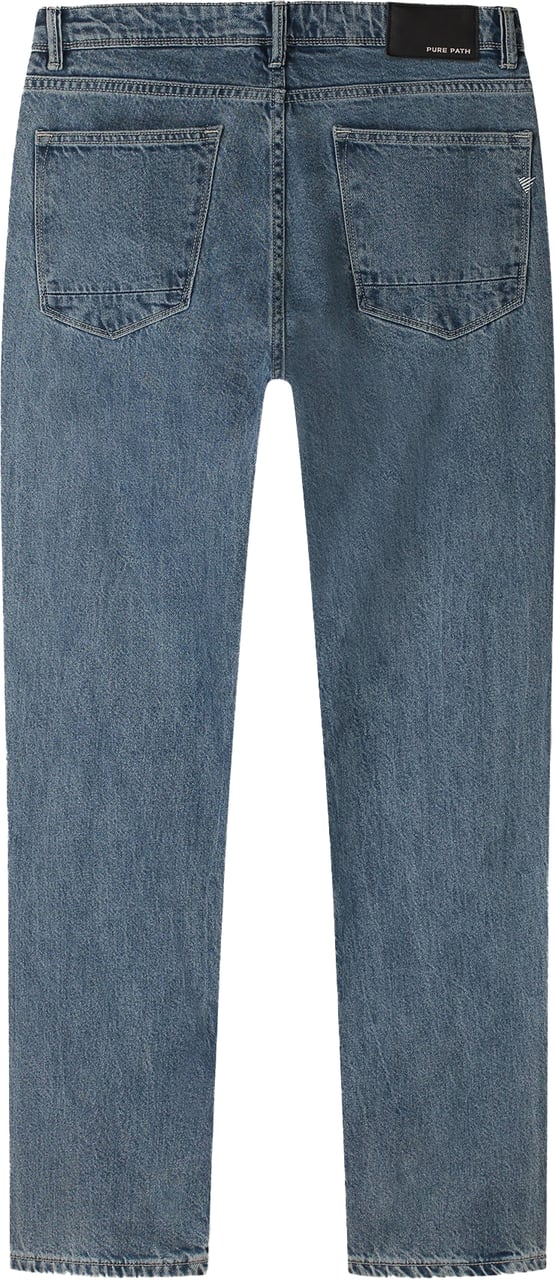 Pure Path the Eric regular fit jeans w1552 Blauw