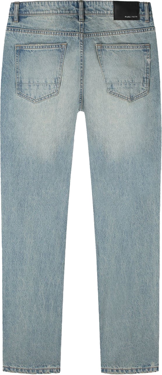 Pure Path the Eric regular fit jeans w1566 Blauw