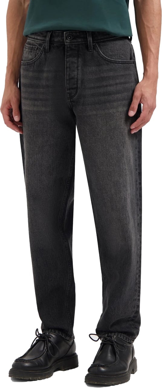 Pure Path the Aiden loose fit jeans w1585 Zwart
