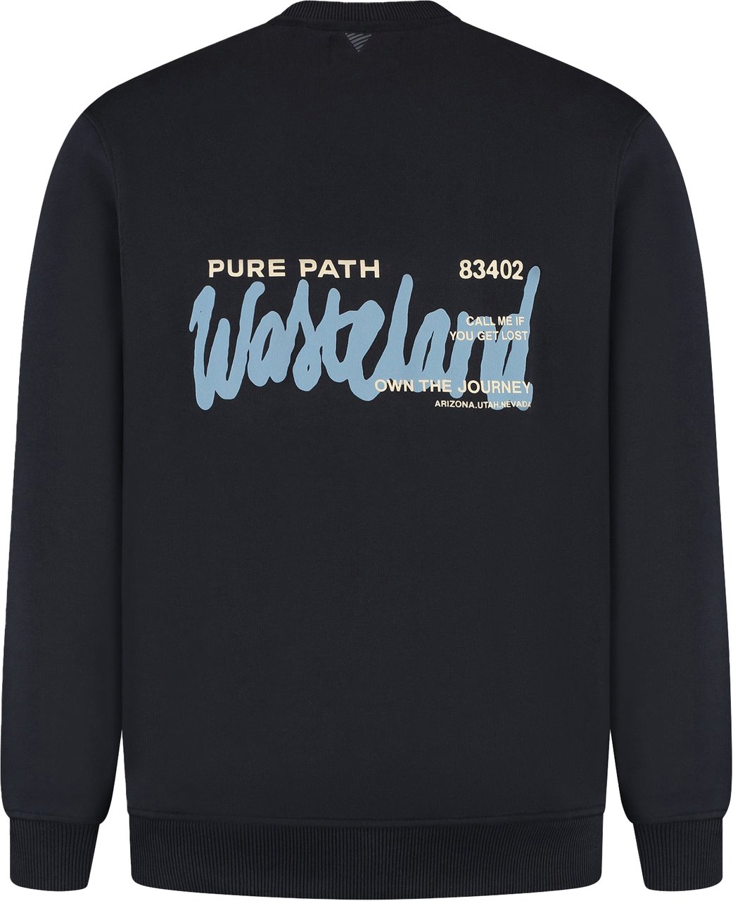 Pure Path Wasteland Sweater 25030310 Blauw