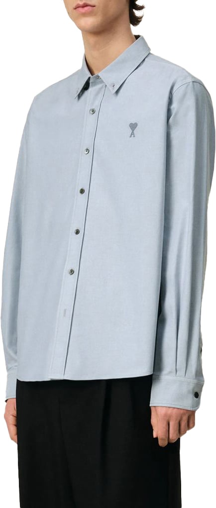 AMI Paris hemd blauw Blauw