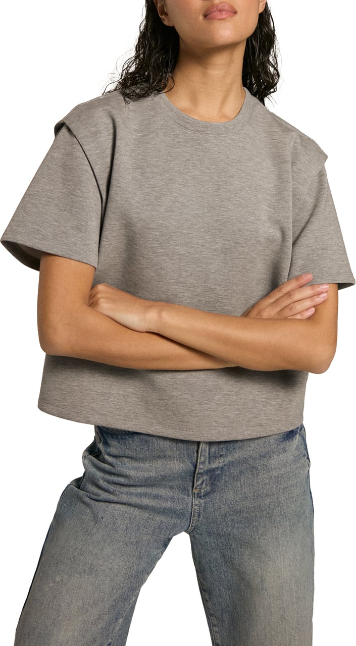 Homage to Denim top grijs Grijs