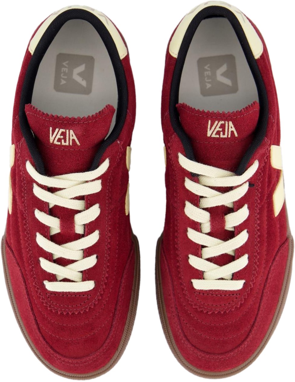 Veja Dames Panenka Suede Sneaker Rood Maroon
