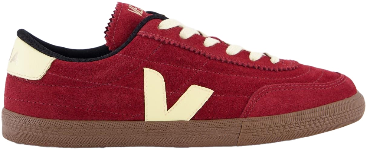 Veja Dames Panenka Suede Sneaker Rood Maroon