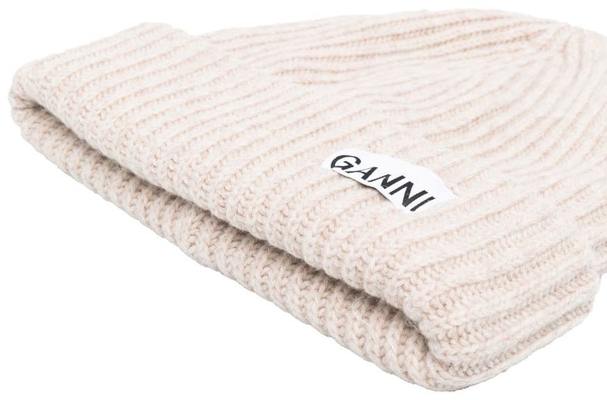 Ganni Hats Beige Beige