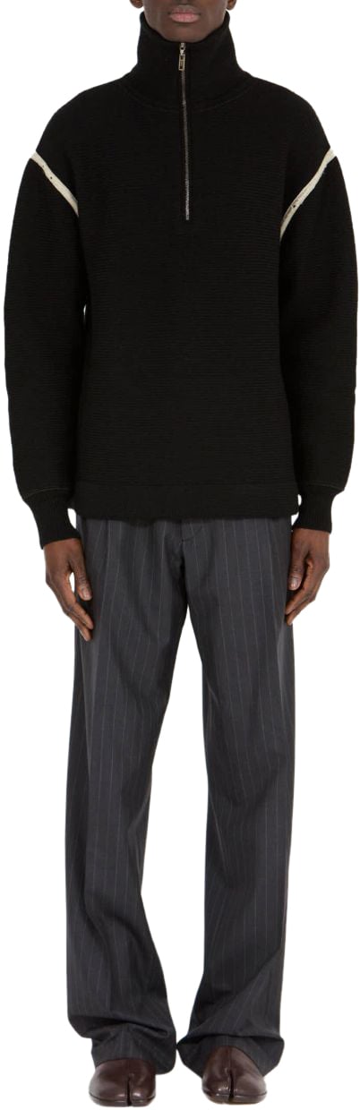 Maison Margiela Sweaters Black Zwart