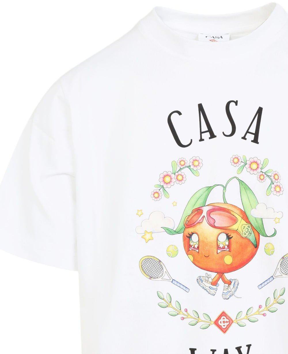 Casablanca T-Shirts And Polos White Wit
