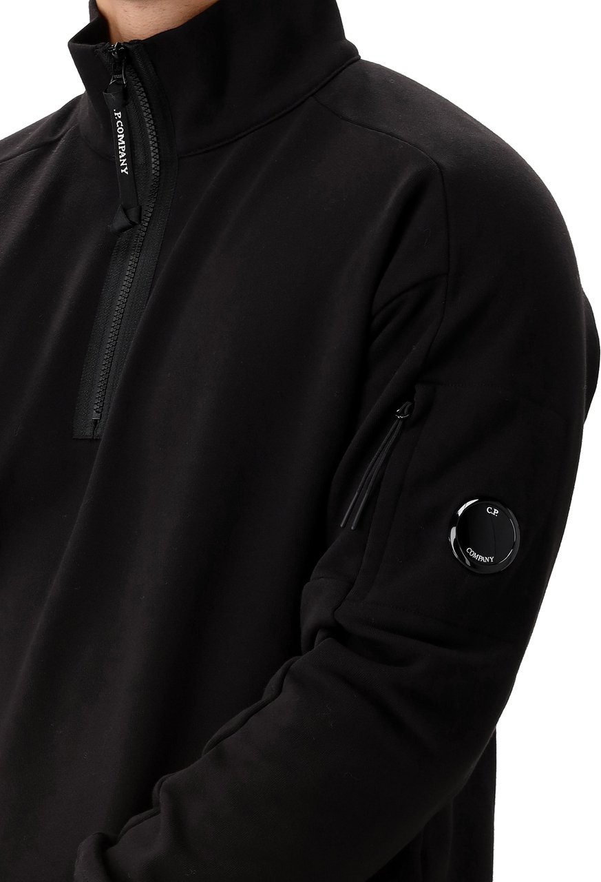 CP Company C.P. Company Sweater Zwart Half Zip Zwart