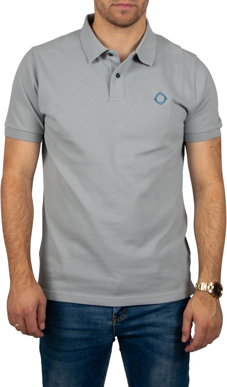 Ma.Strum Ma.Strum SS Pique Polo Grijs