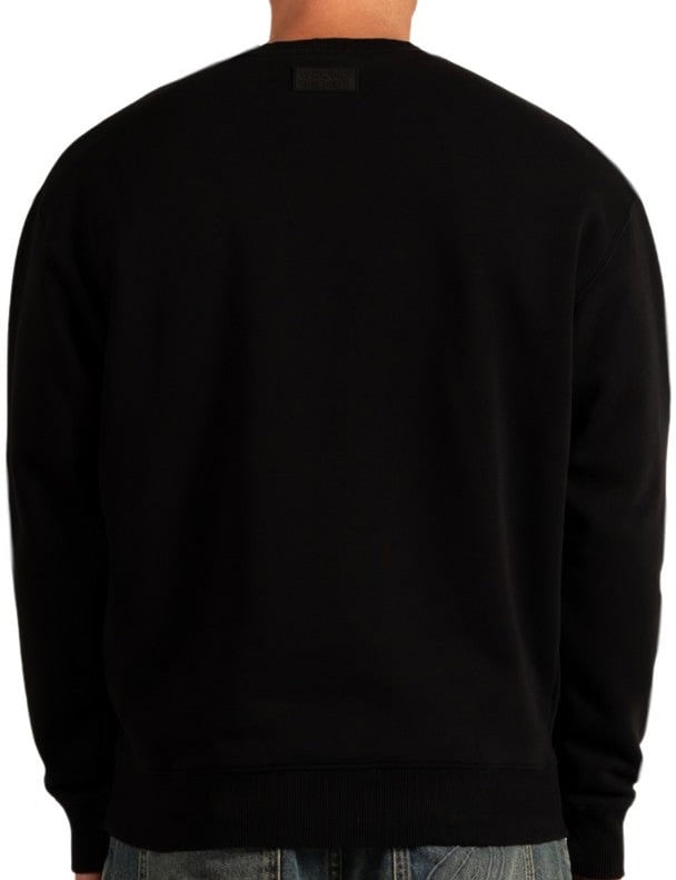 Wrong Friends HINTON SWEATER - BLACK Zwart