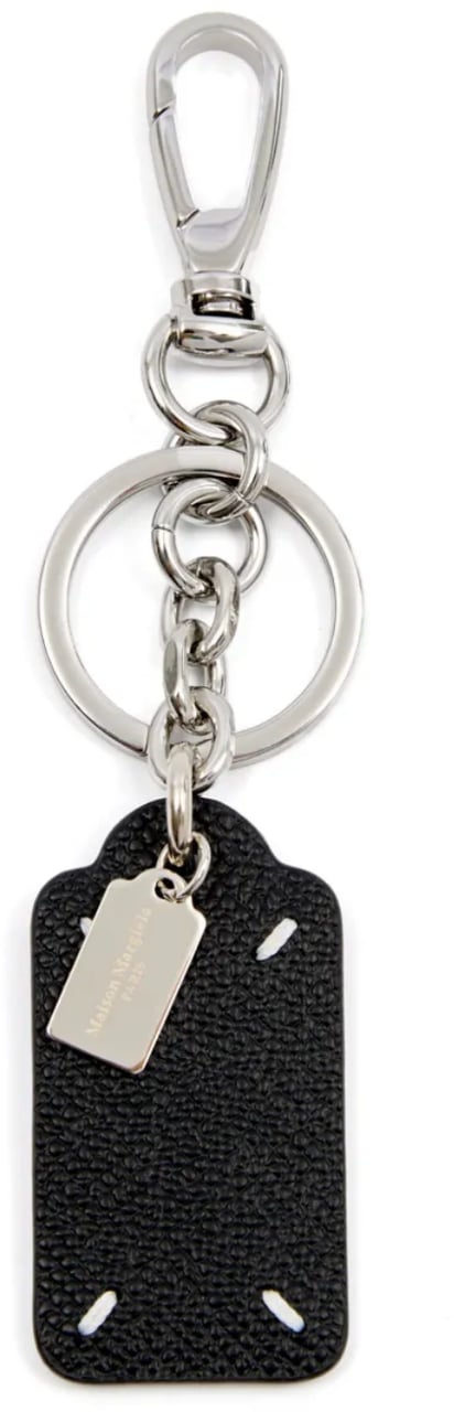 Maison Margiela Double Tag Keyring Small T8013 Zwart