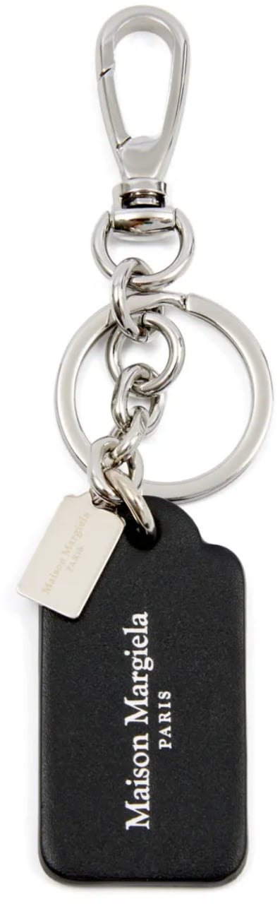 Maison Margiela Double Tag Keyring Small T8013 Zwart