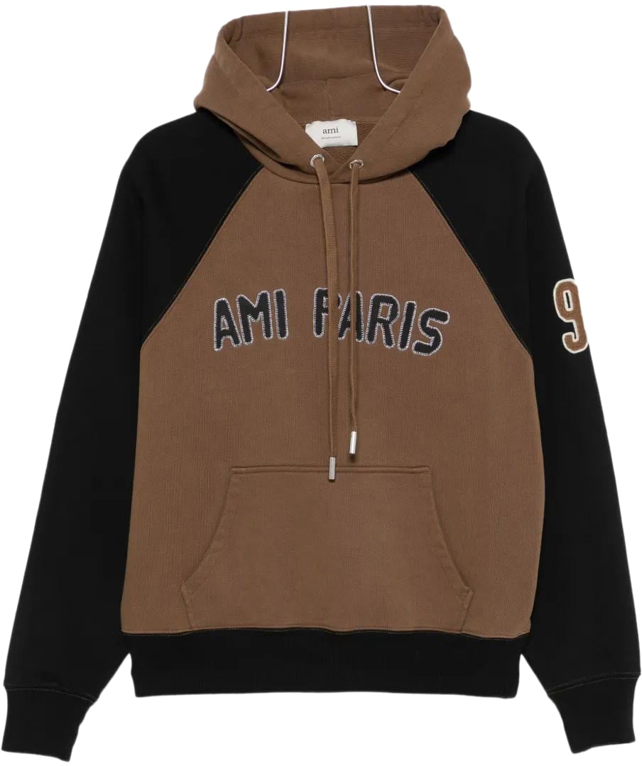 AMI Paris Sweaters Brown Bruin