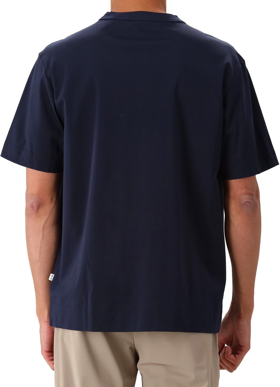 NN07 NN.07 T-shirt Blauw Pedro Blauw