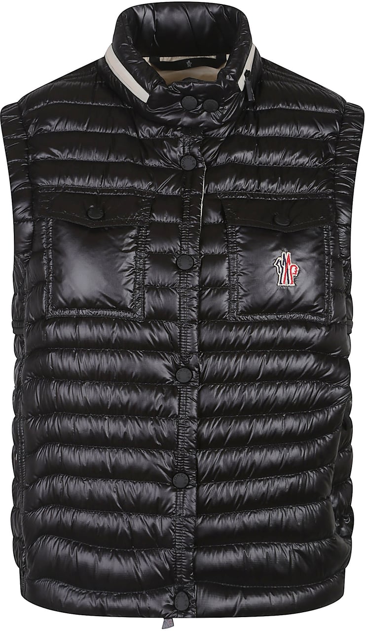 Moncler Gumiane Vest Black Zwart