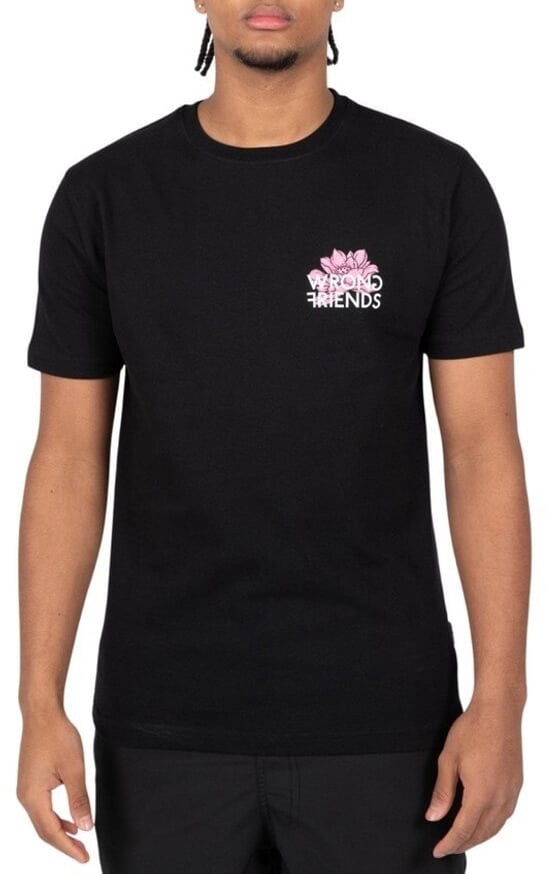 Wrong Friends TOKYO T-SHIRT - BLACK Zwart