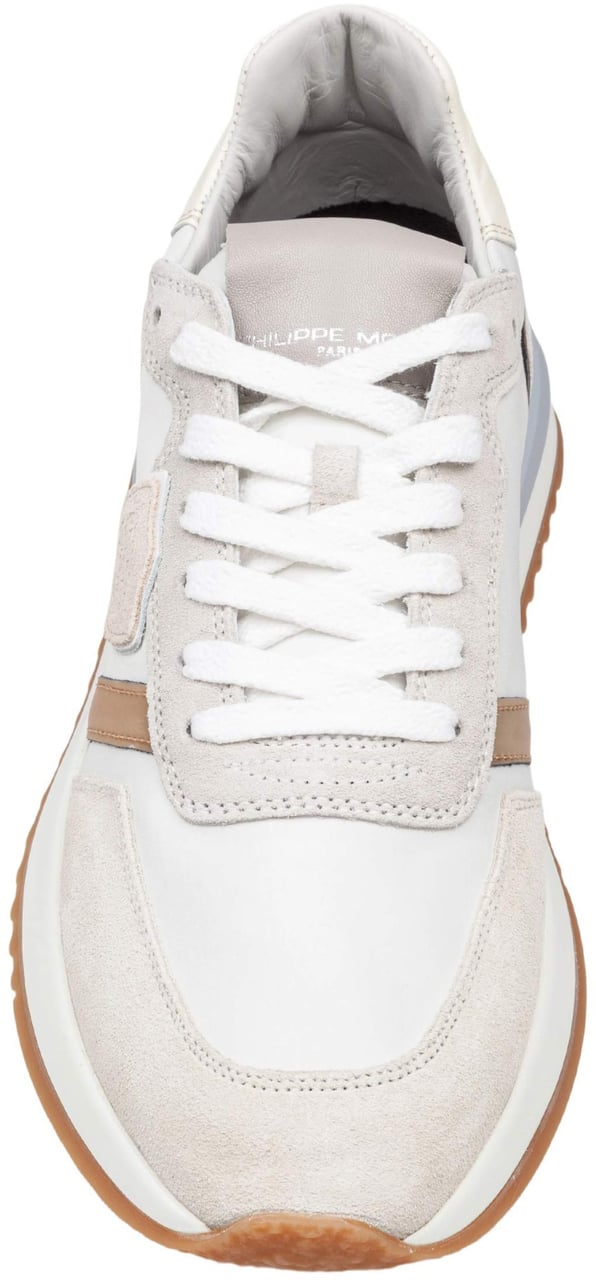 Philippe Model Philippe model tropez 2.1 sneakers in technical fabric and suede Wit